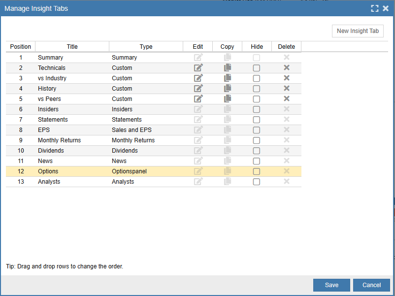 Manage Visuals Tabs Reordered