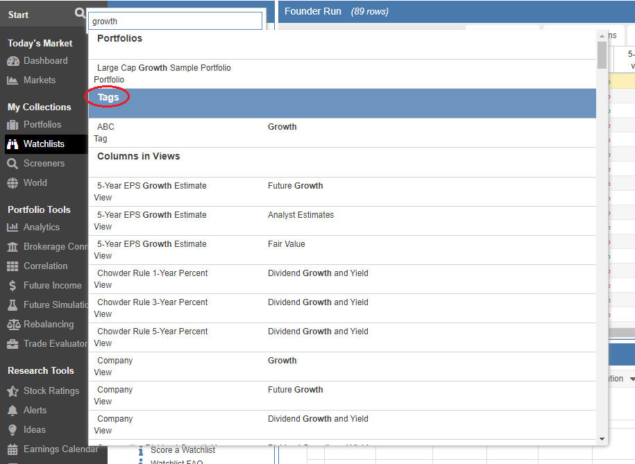 quotes list location