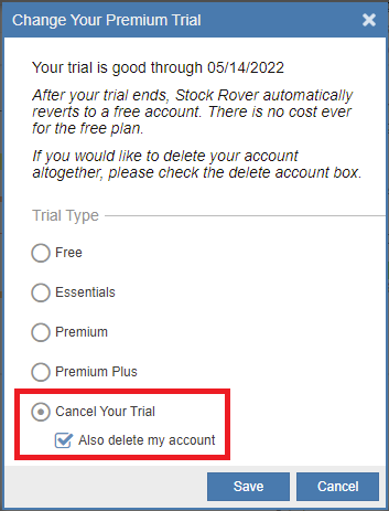 Delete Trial