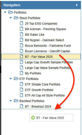 drag and drop portfolio