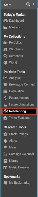 Rebalancing